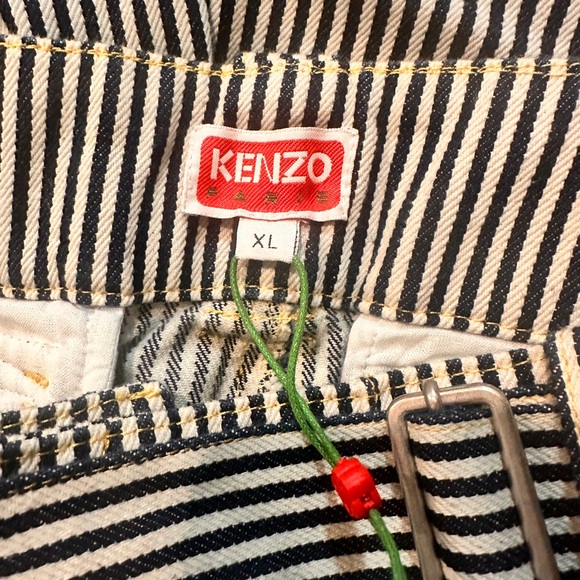KENZO STRIPED ARMY STRAIGHT JEANS - Picture 4 of 11